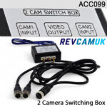 ACC099 - Switching box allows two reversing cameras to use one channel/cable