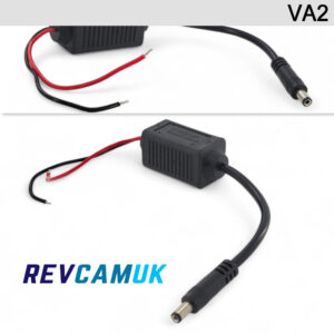24V to 12V DC dropper for RCA / Phono reverse cameras - VA2