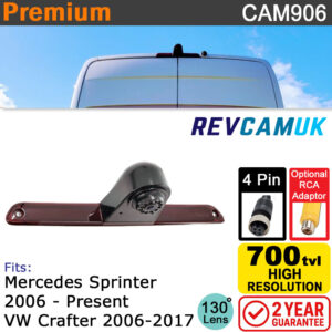 Mercedes Sprinter 2006-present and VW Crafter 2006-2017 Brake Light Reversing Camera | CAM906