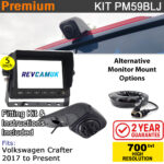 VW Volkswagen Crafter (2017+) Brake Light Reversing Camera kit with 5" Monitor Display - PM59BLJ