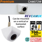 White Van & Motorhome Bolt Reversing Camera - 700TVL CMOS - 4-Pin & RCA - Ideal Autosleeper Replacement