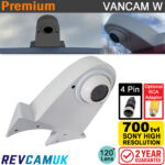 White Roof / Overhang Reversing Camera - Sony CCD 700TVL - 4-Pin