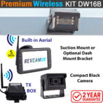 Sony Compact Black Bracket Wireless Reversing Camera Kit with 5" monitor | DW16B