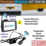 Number Plate Wireless Reversing Camera System with 5" monitor | DW10B