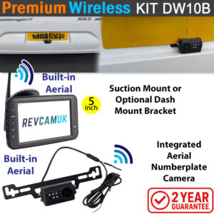 Number Plate Wireless Reversing Camera System with 5" monitor | DW10B