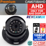 Black Dome 1080P AHD Reversing Camera - For AHD Displays