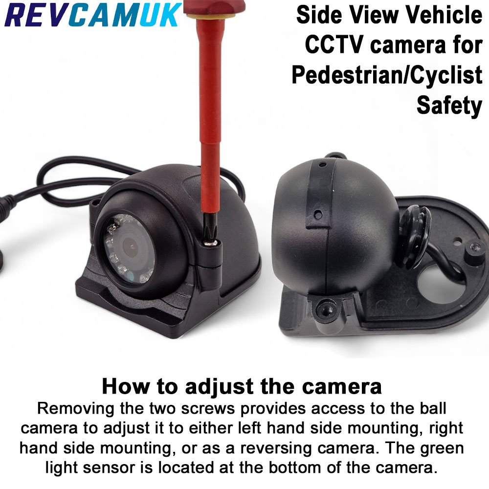 Black Sony 1080P AHD Side / Reversing Camera - For AHD Displays