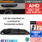 Number Plate 1080P AHD Reversing Camera - For AHD Displays