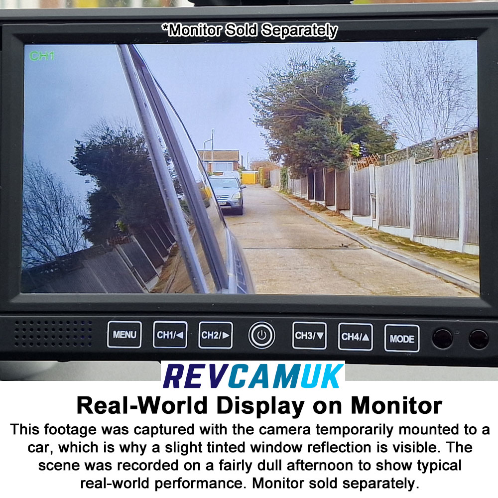 Black Sony 1080P AHD Side / Reversing Camera - For AHD Displays