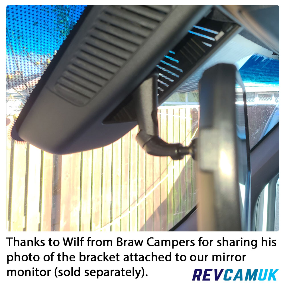 Mercedes Sprinter Van Windscreen Bracket Mount for Mirror Monitor | ACCMB1