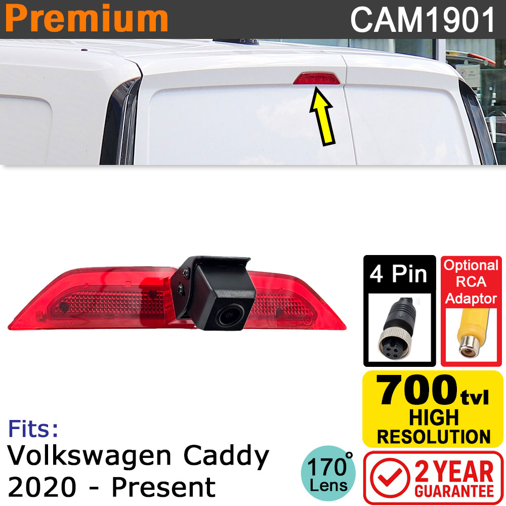 VW Volkswagen Caddy Reversing Camera for Brake Light | CAM1901