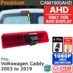 Volkswagen Caddy Brake Light Reversing Camera - 1080P AHD - For AHD Displays
