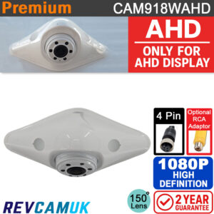White Diamond Motorhome / Van 1080P AHD Reversing Camera - For AHD Displays