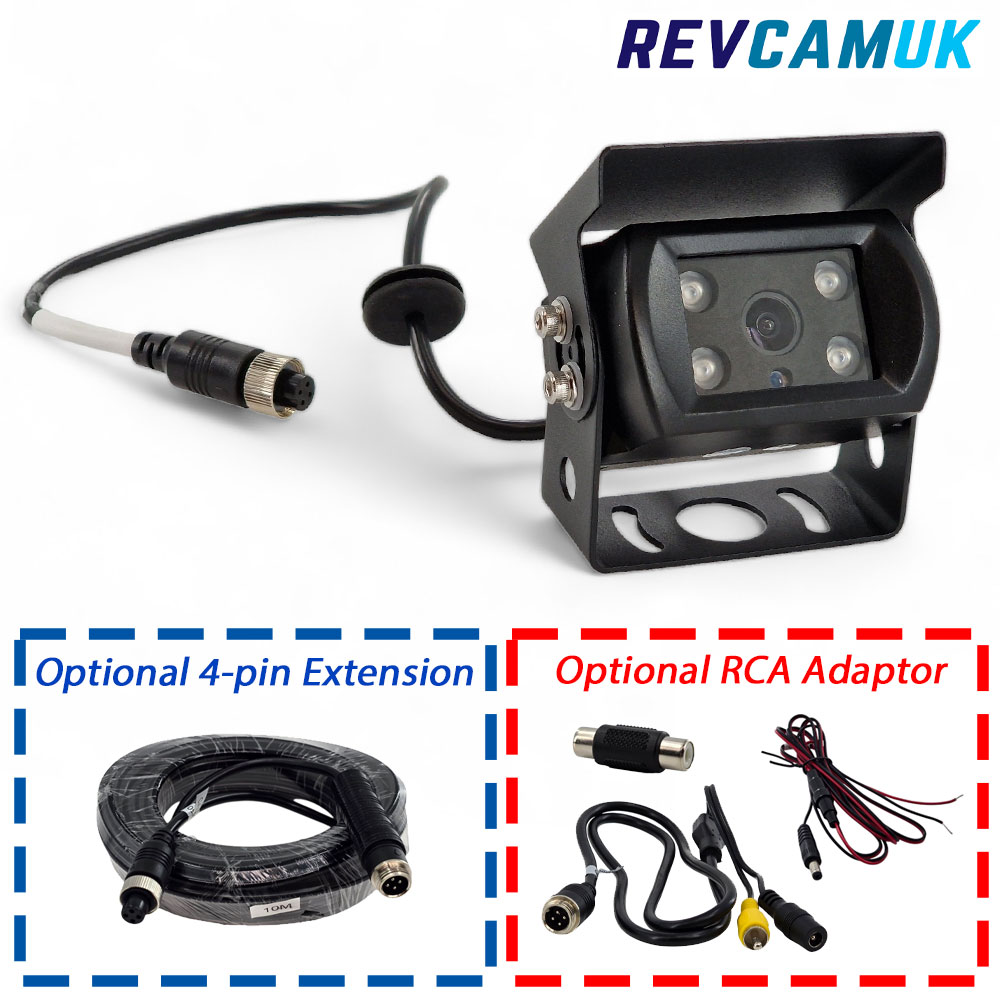 Black Sony 1080P AHD Bracket Reversing Camera - For AHD Displays