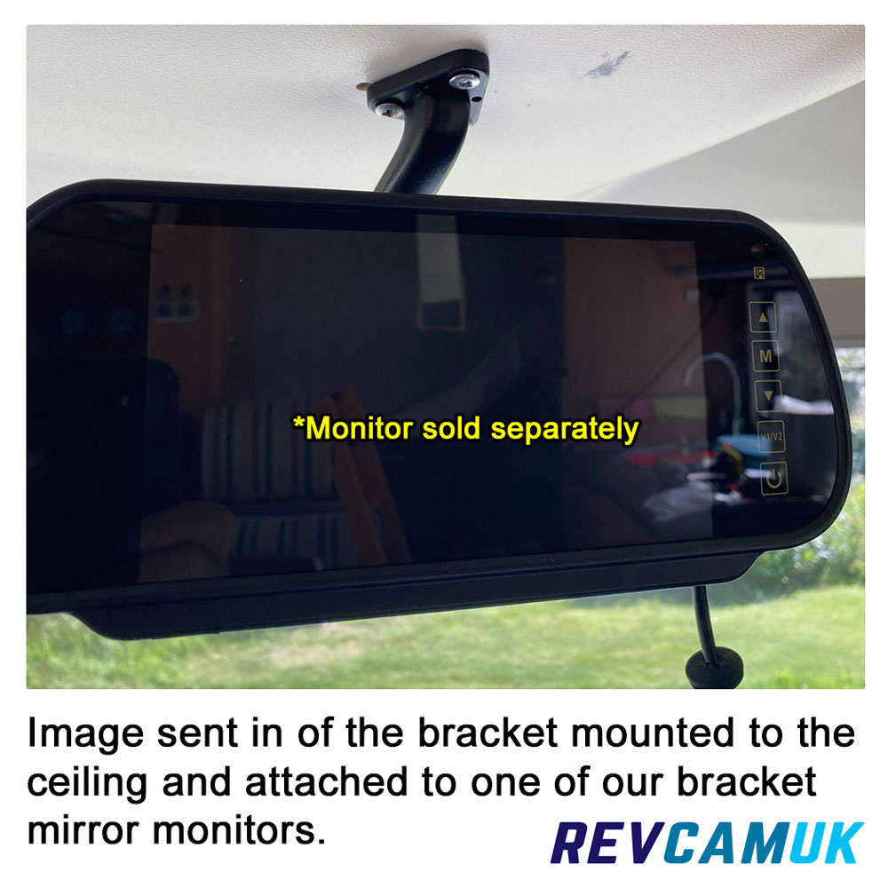 Short Ceiling-Mount Mirror Monitor Bracket | ACCMB6S