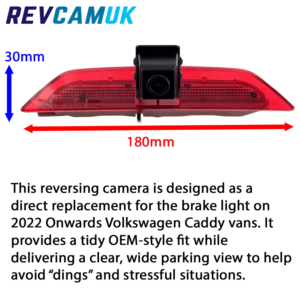 VW Volkswagen Caddy Reversing Camera for Brake Light | CAM1901