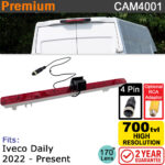 Iveco Daily Brake Light Reversing Camera - 2022 Onwards | CAM4001