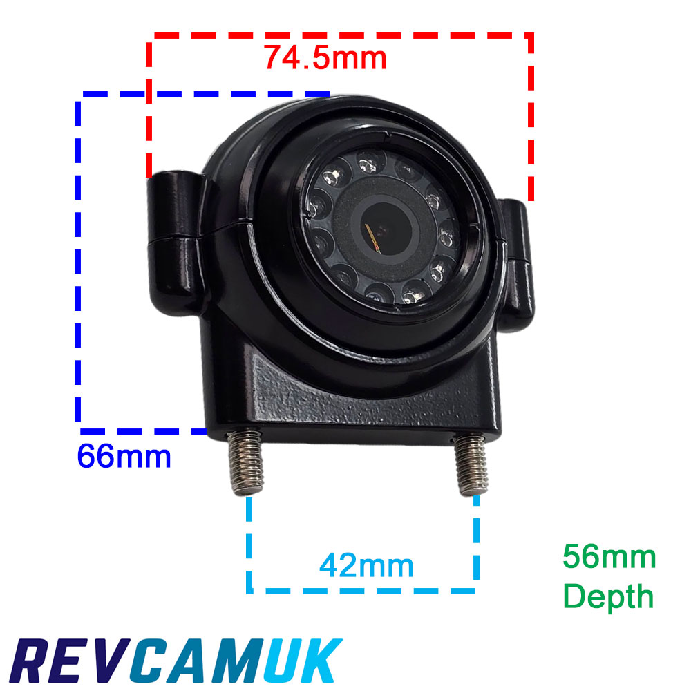Eyeball Camera - Sony CCD 700TVL - Reversing - Side View