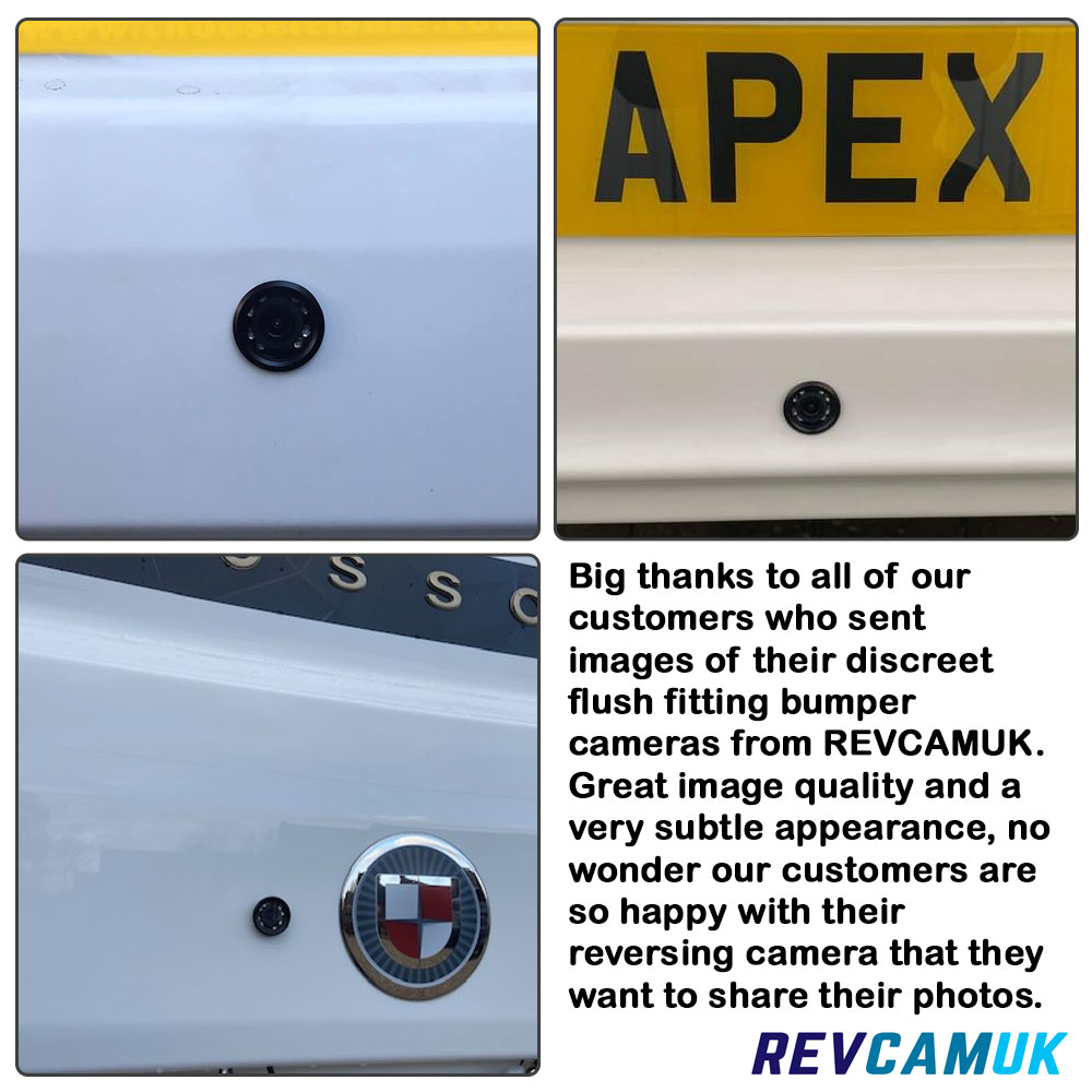 Flush Fit Bumper/Bullet Reversing Camera Kit with 5" Dash Monitor - PM54