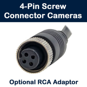 4 Pin Screw Connector Reversing Cameras