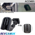 Mercedes / Renault / Vauxhall Swan Neck Mirror Monitor Bracket Mount | ACCMB5