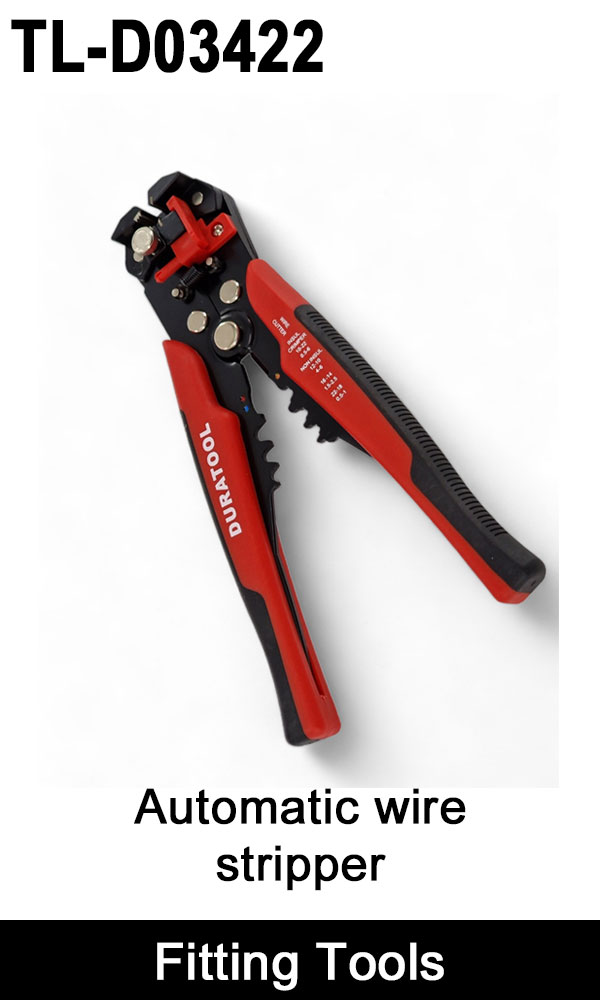 Automatic Wire Stripper for 0.2mm - 6mm wires from Duratool | TL-D03422