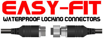 Easy to fit easy wire 4 pin aviation connector cables