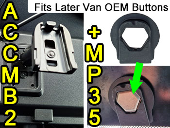 Mirror swan neck bracket for rear view mirror monitor to fit Fiat Ducato, Peugeot Boxer, and Citroen Relay