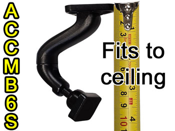 ACCMB6S Short ceiling bracket for rear view mirror monitor optional